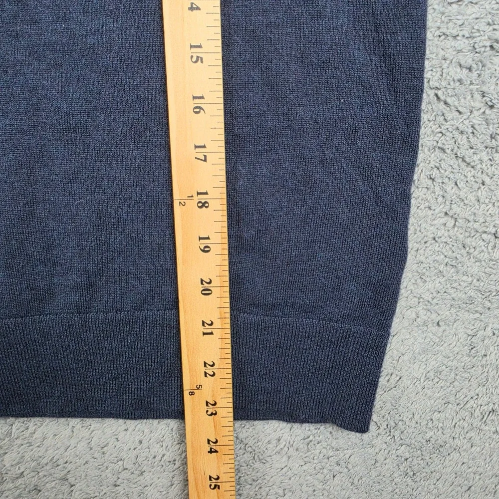 Banana Republic Quarter Zip Sweater Mens S Lot of 2 Italian Merino Wool Baruffa